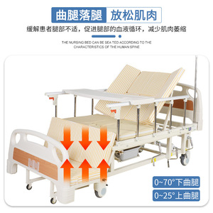 Cama de Hospital Manual Yonghui de Acero Inoxidable Multifuncional para Cuidado de Ancianos en el Hogar - Product Image 3