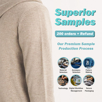 Ensemble de peignoirs tricotés confortables pour hommes avec LOGO personnalisé, pyjama d'hiver à manches longues avec fermeture éclair, motif pull d'hiver