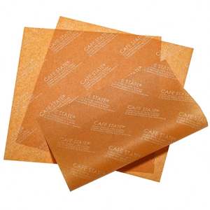 Papel Encerado para Alimentos con Logotipo Personalizado, Papel Antigrasa para Sándwiches de 12 x 12 Pulgadas - Product Image 1