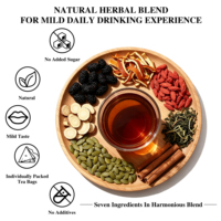 Tisane Douce aux Herbes pour Hommes, Sachets de Thé Pyramidaux Personnalisés OEM à Mélange Herbal Naturel Quotidien pour Hommes, 30 Sachets