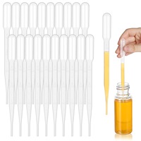 Pipettes en LDPE transparentes personnalisables en usine consommables de laboratoire stériles non toxiques Pipette Pasteur jetable pour transfert de 1ml simple