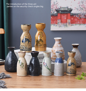 <span class=keywords><strong>Bouteille</strong></span> de saké Chinoiserie unique tasses à saké en céramique ensemble de saké en céramique traditionnel <span class=keywords><strong>japonais</strong></span> personnalisé en gros - Product Image 5