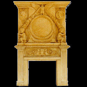 Revestimiento de Chimenea Neoclásico, Exquisitamente Diseñado, con Detalles Arquitectónicos Clásicos - Product Image 2