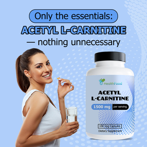 Private Label Acetyl L-Carnitine Capsules with Hypromellose Support Cognitive Function and Attention Vegetable Capsules - Product Image 5