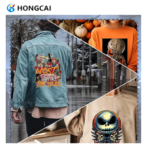 Hongcai 2023 nouveau <span class=keywords><strong>film</strong></span> <span class=keywords><strong>d</strong></span>'<span class=keywords><strong>horreur</strong></span> halloween tueur sérigraphie transferts autocollants imprimer dtf transfert halloween conceptions pour vêtements - Product Image 5