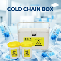 Conteneur de transport de sécurité médicale UN2814 boîte d'expédition de spécimen standard équipement cryogénique pour le stockage et l'expédition d'échantillons