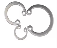 C-Type Shaft Retaining Ring 304 Stainless Steel Natural Color/Pickling Finish DIN 471 Spring Steel 16 X 1.0 Circlip Rings