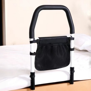 Barra de Apoyo para Cama con Rieles Antideslizantes para Adultos Mayores, Bastón de Seguridad para Prevenir Caídas con Bolsillo de Almacenamiento para Personas Mayores - Product Image 1