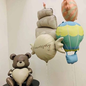 <span class=keywords><strong>Palloncini</strong></span> in Foil Opaco a Forma di Cartone Animato, Orso, Auto Retrò, Aeroplano, <span class=keywords><strong>Arcobaleno</strong></span>, <span class=keywords><strong>Palloncini</strong></span> <span class=keywords><strong>ad</strong></span> Elio per Decorazioni di Matrimoni, Feste, Torte, Caramelle, Mongolfiere - Product Image 3