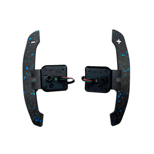 Volant de direction magnétique en fibre de carbone noir de luxe BAITONG personnalisé pour <span class=keywords><strong>Audi</strong></span> A5/A3 8v, accessoires intérieurs de voiture - Product Image 4
