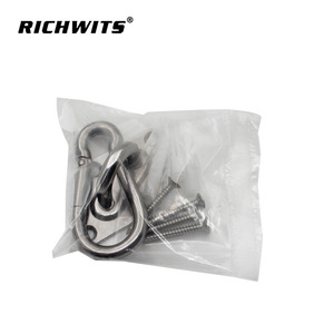 ตะขอเกี่ยวสแตนเลสแบบติดผนัง RICHWITS สำหรับแขวนเปลญวน เก้าอี้แขวน ใช้งานกลางแจ้ง - Product Image 3