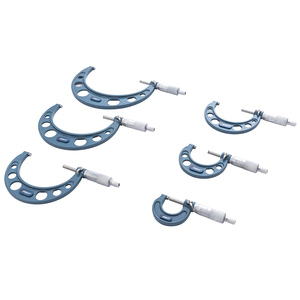 Dasqua 0-150mm 6pcs Analog Outside <b>Micrometer</b> Set 0-25mm 25-50mm 50-75mm 75-100mm 100-125mm 125-150mm Micrmetro Exterior 4111-82 - Product Image 3