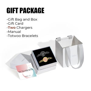 Fine <span class=keywords><strong>Totwoo</strong></span> Long Distance Touch Smart Jewelry Pulseras chapadas en oro de acero inoxidable Compras Regalo único para graduación en línea - Product Image 6