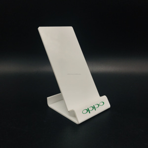 Support de téléphone moderne en acrylique transparent pour affichage, support d'appareil mobile à orientation horizontale/verticale pour les magasins de détail - Product Image 1
