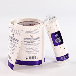 Custom Degradable Gold Foil Personal Care Labels Waterproof Eco-Friendly Adhesive Stickers for <b>Perfume</b> Shampoo bottle label - Product Image 2