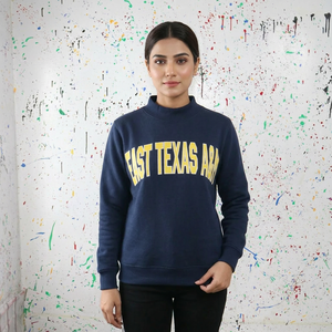 Sudadera con Capucha de Invierno EAST TEXAS A&M, Mezcla de Poliéster/Algodón, Diseño Sólido, Cuello Ancho, Apliques Bordados, URBAN PRODUCTIONS - Product Image 1