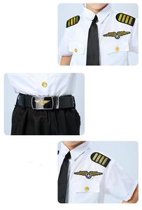 Costume d'hôtesse <span class=keywords><strong>de</strong></span> <span class=keywords><strong>l</strong></span>'<span class=keywords><strong>air</strong></span> et <span class=keywords><strong>de</strong></span> pilote pour le carnaval, directement <span class=keywords><strong>de</strong></span> <span class=keywords><strong>l</strong></span>'usine, pour le jeu <span class=keywords><strong>de</strong></span> rôle et la journée des métiers, ensemble complet - Product Image 2