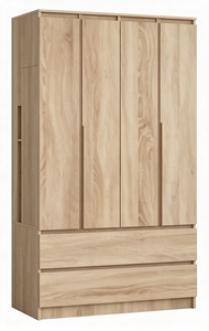 Armoire de chambre moderne en bois à prix d'usine abordable pour bébé, avec coiffeuse et deux tiroirs - Product Image 3