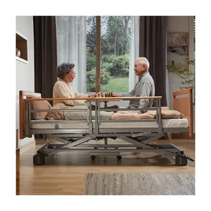 Lits électriques en bois Tecforcare, lits médicaux pour soins à domicile, <span class=keywords><strong>lit</strong></span> <span class=keywords><strong>d</strong></span>'hôpital en bois pour personnes âgées, <span class=keywords><strong>lit</strong></span> <span class=keywords><strong>d</strong></span>'hôpital pour soins à domicile - Product Image 1