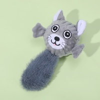 Jouet pour chien en peluche écologique, durable, avec papier froissé et sonore, pour l'auto-entretenissement, le soulagement de l'ennui et l'entraînement canin