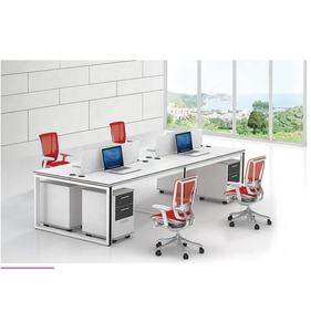 ที่มีคุณภาพสูงที่ดีที่สุดพาร์ทิชันกุฏิสำนักงาน4คน + เวิร์กสเตชันขนาดที่กำหนดเองสี - Product Image 1