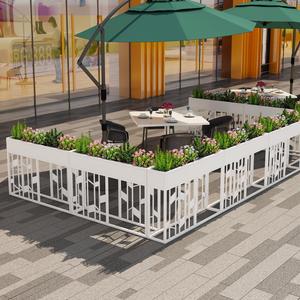 I1010 ristorante unico divisorio in <span class=keywords><strong>ferro</strong></span> Hotel <span class=keywords><strong>fioriera</strong></span> scatola con piante e fiori per la decorazione - Product Image 2