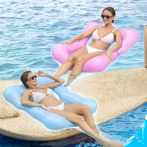 Lit flottant gonflable Josen en PVC pour piscine, hamac flottant, lit inclinable moderne, Vietnam - Product Image 3