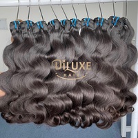 Meilleures ventes : Lots de cheveux vierges chinois double tirage de luxe, ultra-lisses, non traités, sans produits chimiques, sans perte de cheveux, 10-30 pouces, pour grossistes