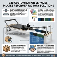Machine de Pilates Reformer en alliage d'aluminium de haute qualité avec résistance réglable pour usage professionnel en studio et à domicile