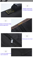 Outil d'électricien enroulable durable multi-poches sac tournevis pince coupe stockage organisateur sacs pour voyage