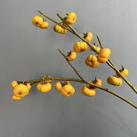 Bouquet décoratif de fleurs et plantes artificielles personnalisables en forme de citrouille pour la décoration de la maison, du bureau et du jardin