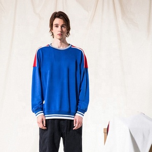 Haute qualité nouveau Style plaine Logo personnalisé coton polaire hommes pull blanc surdimensionné Street Wear homme jaune à manches longues sweats à capuche - Product Image 6