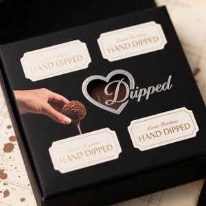 Waterproof Customized Private Brand <b>Logo</b> Round Corner Packaging Product Label Printing Adhesive <b>Logo</b> Business <b>Stickers</b> - Product Image 2