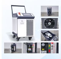 Nouvelle machine de nettoyage laser à fibre portable 300W pour métal, acrylique, aluminium, UPVC, acier inoxydable, bois, pierre, verre, anti-rouille, portative