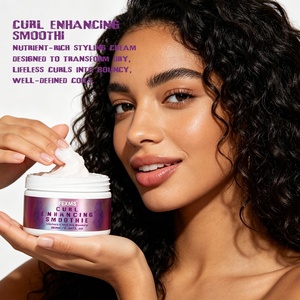 Crème Coiffante Hydratante et Anti-Frisottis Effet Boucles Sublimées <span class=keywords><strong>Sans</strong></span> Alourdir les <span class=keywords><strong>Cheveux</strong></span> – Marque Blanche - Product Image 2
