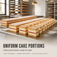 Équipement de découpe de gâteaux ultrasonique intelligent Wanli avec écran tactile pour desserts glacés, mousses et pains