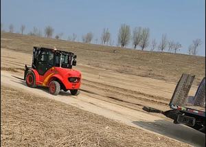 Nhà Máy bán hàng trực tiếp olinman New 3.5 tấn bốn bánh ổ đĩa tất cả các địa hình xe nâng diesel với 1 năm bảo hành cho xuyên quốc gia sử dụng - Product Image 4