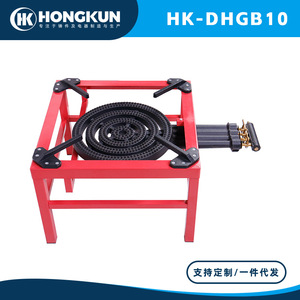 Estufa de Gas Portátil Hongkun de 500 mm Cuadrada, Alta Potencia, Cuatro Quemadores, para Acampar al Aire Libre, con Soporte - Product Image 5