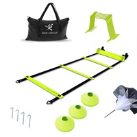 Bestseller Agilitätsleiter, Kegel, Hürden, Stangen, Fußball-Trainingsausrüstung, Fallschirm, Springseil, Widerstandsband 4m/6m/8m mit Individuellem Logo