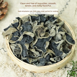 Champignons Raw Wood Ear 200g, Nouvelle Récolte, Champignons Comestibles Emballés, Spécialité de Soupe pour Restaurant, Sans Racine, Noirs - Product Image 1