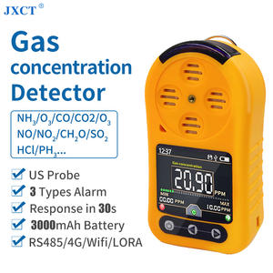 JXCT 4 em 1 <span class=keywords><strong>Detector</strong></span> De Gás WIFI Alta Precisão O2 CO2 NH3 H2S <span class=keywords><strong>Detector</strong></span> De Vazamento De Gás Portátil - Product Image 2
