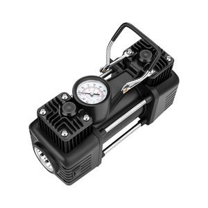 Inflador de Neumáticos Tuosen de Doble Cilindro con Cable de 2.4M y Manómetro, para Autos y Motocicletas - Product Image 4