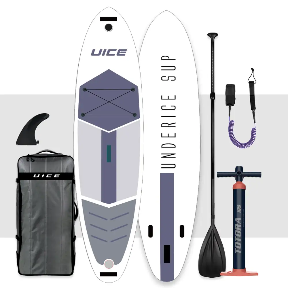 UICE 풍선 Paddleboard 더블 레이어 멋진 보드 Isup 패들 보드 사용자 정의 패들 서핑 보드