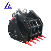 Godet hydraulique de 1,0 m³ avec pince NM400 pour excavatrices de 20 à 30 tonnes (320, 325, PC200, ZX200) – Idéal pour les travaux miniers et de démolition