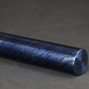 Bastone dambtanium su misura della materia prima per la fabbricazione di anelli di <span class=keywords><strong>titanio</strong></span> damasco barra rotonda - Product Image 6