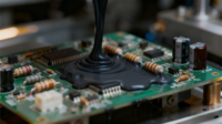 Matériau d'interface thermique à faible volatilité Borzer : Scellant en silicone thermiquement conducteur à deux composants (0,5 W)