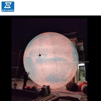 Planète gonflable de grande taille de haute qualité / Ballon gonflable de la lune / Ballon de fête lumineux pour la décoration publicitaire
