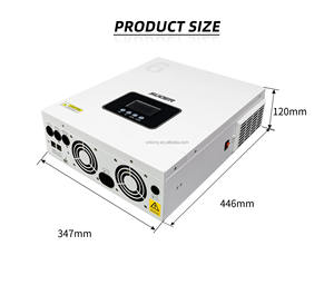 Hibrid tek fazlı güneş invertör On/şebekeden bağımsız invertör 2.2/<span class=keywords><strong>3.2</strong></span>/4.2/6.2/9/12kw 60Hz AC frekans MPPT - Product Image 5