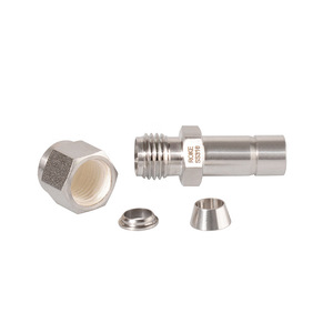 Adaptateur de raccord à double compression métrique en acier inoxydable ROKE, 2-50 mm, résistant à la pression, connecteur de tuyau hydraulique - Product Image 5