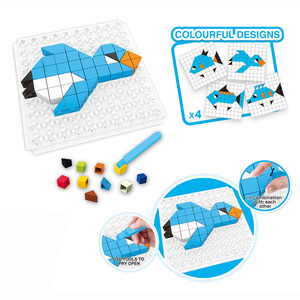 Hot Bán Giáo Dục Xây Dựng Khối Câu Đố Tự Làm Đại Dương Loạt 1 Cơ Sở Tấm + 59 Pcs - Product Image 2